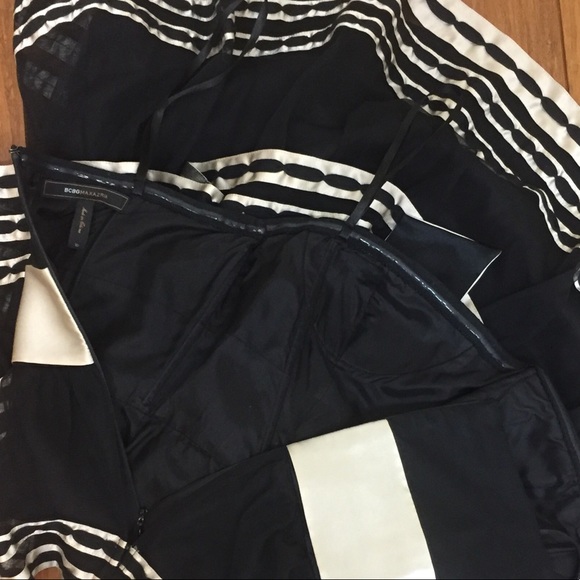 BCBG Maxazria Black & Pearl Strapless Dress - Picture 8 of 8